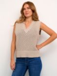 KAFFE Else Vest, Feather Grey