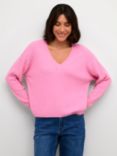 KAFFE Lola Knit Jumper, Rosebloom