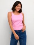 KAFFE Carna Scoop Neck Tank Top, Rosebloom