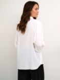 KAFFE Lea Raglan Sleeve Shirt, Chalk