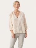 Part Two Elody Linen Blouse, Natural