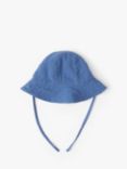 Lindex Baby Organic Cotton Sun Hat, Dusty Blue
