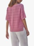 Pure Collection Pointelle Knit Top, Dusky Pink