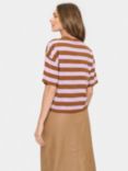 Saint Tropez Fikam Stripe Boxy Fit T-Shirt