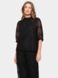 Saint Tropez Filipa Lace Top, Black