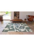 Louis De Poortere Papercut Rug, Green/White