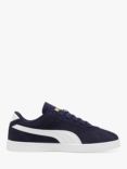 PUMA Kids' Club II Junior Lace Up Trainers, Navy