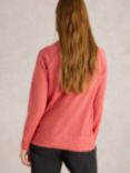 White Stuff Naria Linen Blend Jumper, Dusty Pink