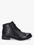 Josef Seibel Simona Leather Brogue Ankle Boots, Black