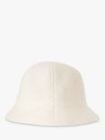 Benetton Kids' Linen Knit Cloche Hat, Cream