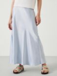 HUSH Remi Satin Maxi Skirt, Blue