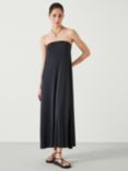 HUSH Belle Bandeau Maxi Dress, Black