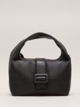 Phase Eight Mini Buckle Leather Bag, Black