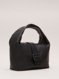 Phase Eight Mini Buckle Leather Bag, Black