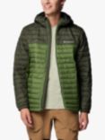 Columbia Silver Falls Hooded Puffer Jacket, Canteen Green