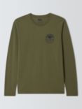 Fjällräven Forever Badge Long Sleeve T-Shirt, Caper Green