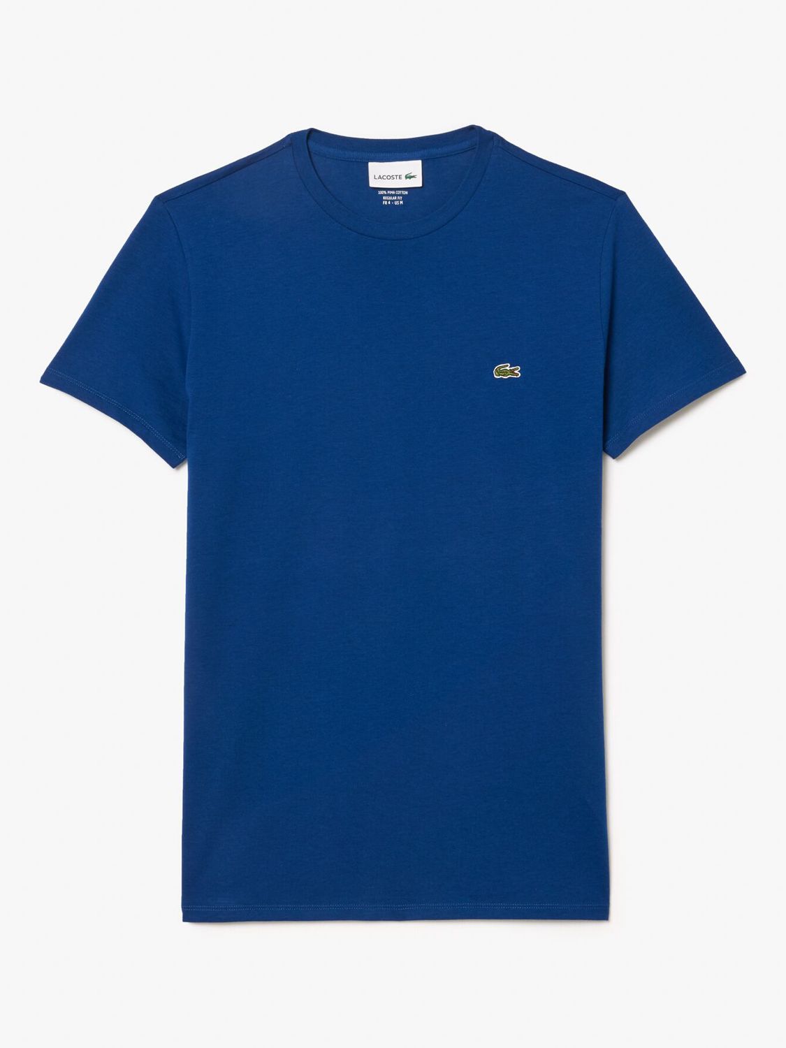 Lacoste Pima Crew Neck T-Shirt, Dark Blue