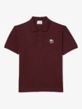 Lacoste Cotton Polo Shirt, Burgundy