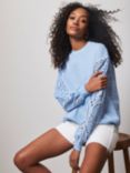 Mint Velvet Broderie Detail Sweatshirt