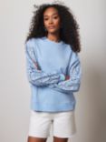 Mint Velvet Broderie Detail Sweatshirt