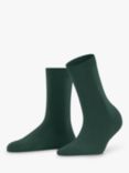 FALKE Cosy Wool & Cashmere Blend Socks, Hunter Green