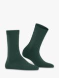 FALKE Cosy Wool & Cashmere Blend Socks, Hunter Green