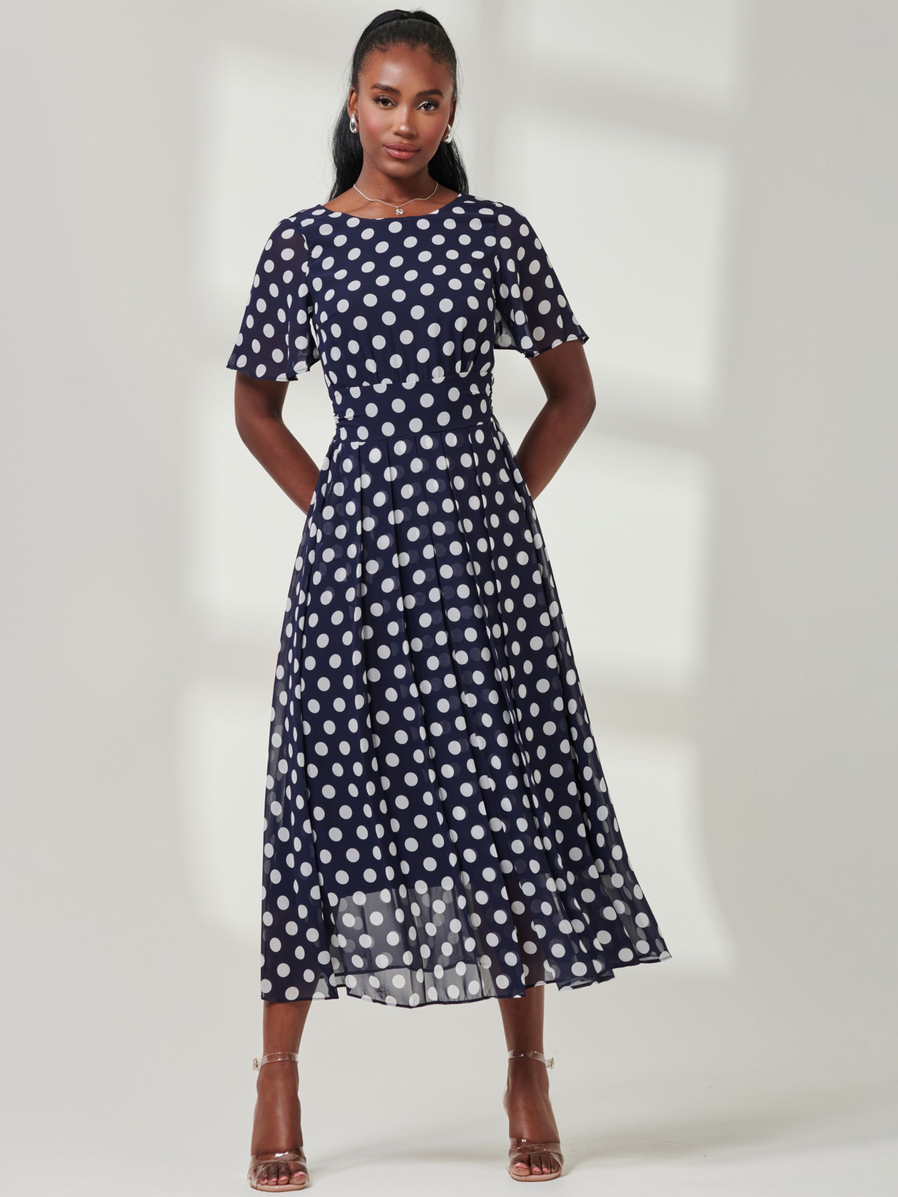 Blue Polka Dot Dresses | John Lewis & Partners