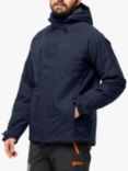 Jack Wolfskin Troposphere Waterproof Insulated Hooded Jacket, Night Blue