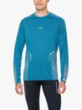 Ronhill Long Sleeve Running Top, Deep Teal/Reflect