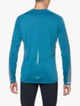 Ronhill Long Sleeve Running Top, Deep Teal/Reflect