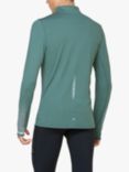 Ronhill Long Sleeve Thermal Running Top, Dark Sage/Reflect