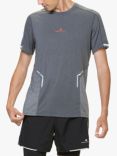 Ronhill Reflect Short Sleeve Running T-Shirt, Iron/Reflect