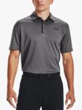 Under Armour Men's UA Tech  Polo Top, Graphite/Black