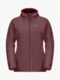 Jack Wolfskin Moonrise 3-In-1 Hooded Hiking Jacket, Red Ochre