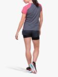 Ronhill Short Sleeve Running T-Shirt, Salsa/Iron