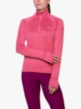 Ronhill Long Sleeve Half Zip Thermal Mid-Layer Running Top, Salsa/Mango