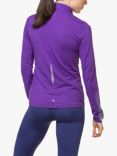 Ronhill Long Sleeve Half Zip Thermal Base Layer Running Top, Regal Purple