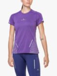 Ronhill Reflect Short Sleeve Running T-Shirt, Regal Purple