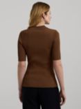 Lauren Ralph Lauren Daena Knit Top, Dark Terracotta