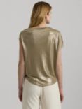 Lauren Ralph Lauren Arlaine Metallic Top, Medium Pewter