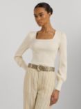 Lauren Ralph Lauren Dieka Knitted Top, Mascarpone Cream