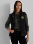 Lauren Ralph Lauren Crest Patch Quilted Gilet, Black