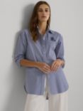 Lauren Ralph Lauren Kotta Stripe Shirt, Blue/White