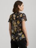 Lauren Ralph Lauren Floretta Floral Top, Black/Multi