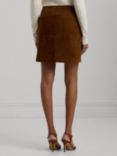 Lauren Ralph Lauren Liddle Suede Mini Skirt, Tobacco, Tobacco