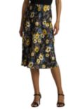 Lauren Ralph Lauren Sharae Floral Skirt, Black/Multi
