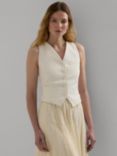 Lauren Ralph Lauren Cotton Vest, Mascarpone Cream