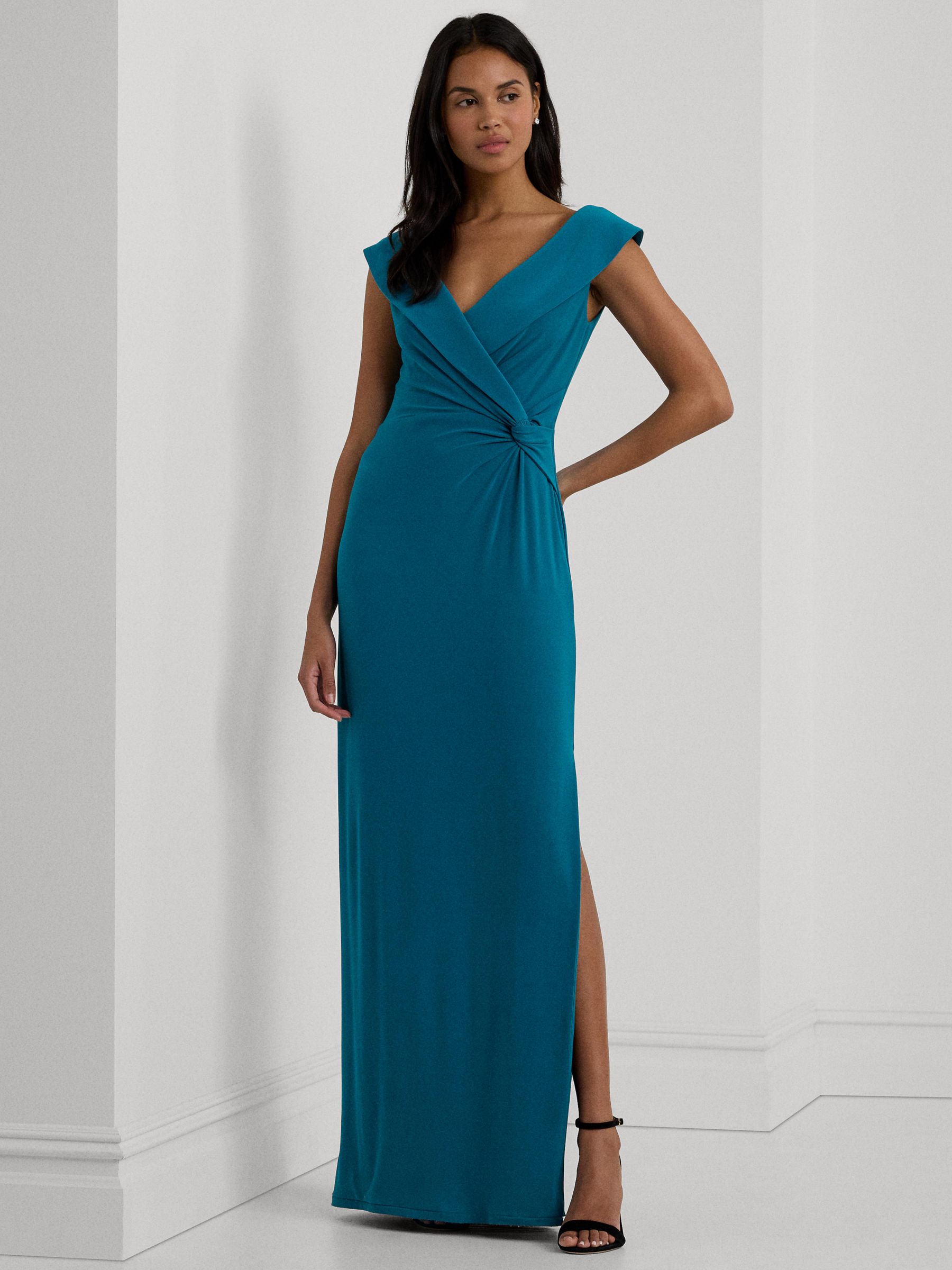 Lauren Ralph Lauren Leonidas Floor Length Column Gown