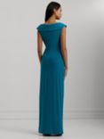 Lauren Ralph Lauren Leonidas Floor Length Column Gown, Turquoise Sky