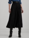 Lauren Ralph Lauren Paikin A-Line Skirt, Black, Black